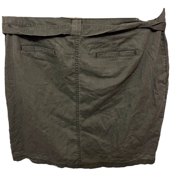 SONOMA ARMY GREEN SKIRT NWT - Picture 2 of 3